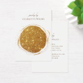 Abstracte Oranje Gold Circle Verouderde Kaart (Bureau)