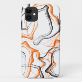 Abstracte Oranje golven Case-Mate iPhone Case