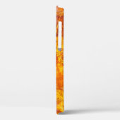 Abstracte oranje ondergrondse betonwand; Case-Mate iPhone case (Achterkant / Links)