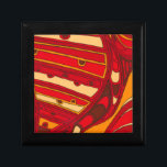 Abstracte Oranje panelen Cadeaudoosje<br><div class="desc">Een surrealistische droom,  deze helderkleurige abstracte oranje panelen lijken op gesmolten was die door een canvas stromen. Een Jennifer Goldberger-creatie,  dit werk is geweldig in zijn verbeeldingskracht van kleur en lijnen. Bestel er vandaag nog een!</div>