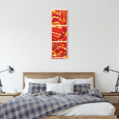 Abstracte Oranje panelen Canvas Afdruk (Insitu (Slaapkamer))