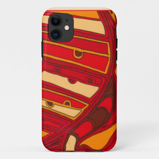 Abstracte Oranje panelen Case-Mate iPhone Case (Achterkant)