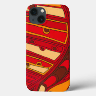 Abstracte Oranje panelen Case-Mate iPhone Case