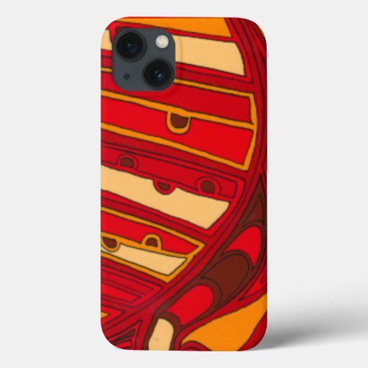 Abstracte Oranje panelen Case-Mate iPhone Case (Achterkant)