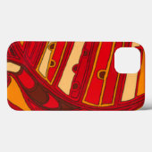 Abstracte Oranje panelen Case-Mate iPhone Case (Achterkant (horizontaal))