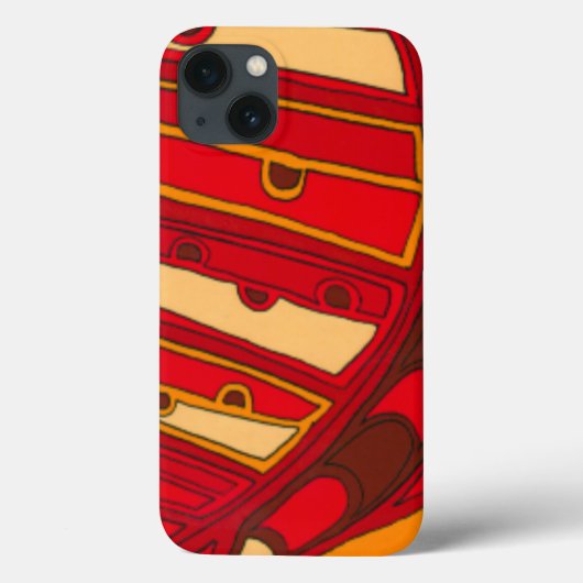 Abstracte Oranje panelen Case-Mate iPhone Case (Achterkant)