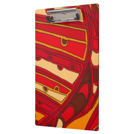 Abstracte Oranje panelen Klembord (Links)