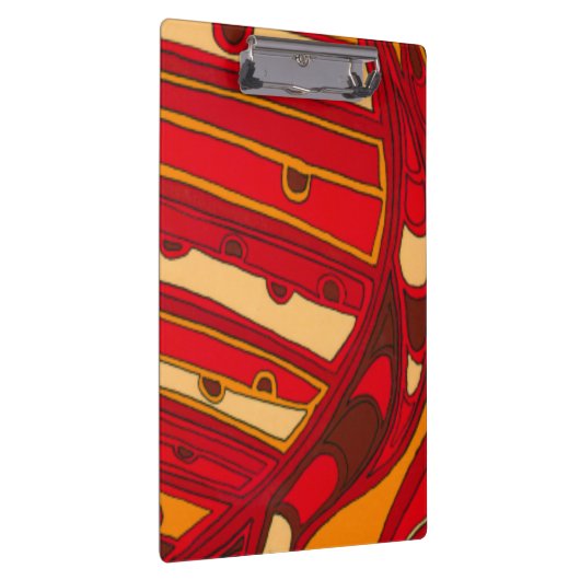 Abstracte Oranje panelen Klembord (Rechts)