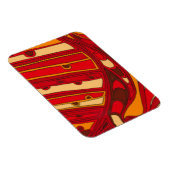 Abstracte Oranje panelen Magneet (Rechterzijde)