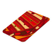 Abstracte Oranje panelen Magneet (Linkerzijde)