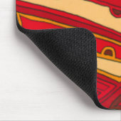 Abstracte Oranje panelen Muismat (Hoek)