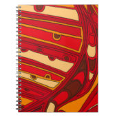 Abstracte Oranje panelen Notitieboek (Voorkant)