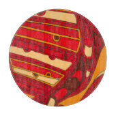 Abstracte Oranje panelen Snijplank (Voorkant)