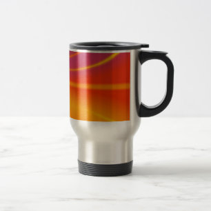 Abstracte Oranje reismuis Reisbeker