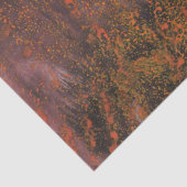 Abstracte oranje spatten tissuepapier (Detail)