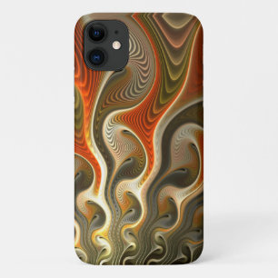 Abstracte Oranje Vlammen Set Fasers Case-Mate iPhone Case