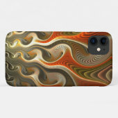 Abstracte Oranje Vlammen Set Fasers Case-Mate iPhone Case (Achterkant (horizontaal))
