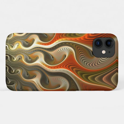 Abstracte Oranje Vlammen Set Fasers Case-Mate iPhone Case (Achterkant (horizontaal))
