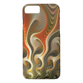 Abstracte Oranje Vlammen Set Fasers Case-Mate iPhone Case