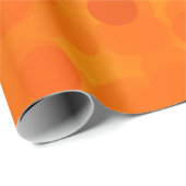 Abstracte oranje waterverf achtergrond. Illustrati Cadeaupapier (Rol Hoek)