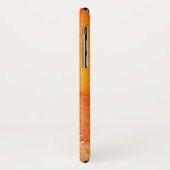 Abstracte Oranje Waterverf | Foto 2 toevoegen Case-Mate iPhone Case (Achterkant/links)