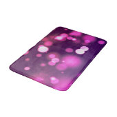 Abstracte Orbs Roze/Paarse Whimsical Design badmat (Gekanteld)