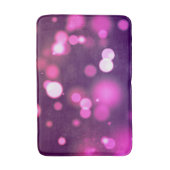 Abstracte Orbs Roze/Paarse Whimsical Design badmat (Voorkant Verticaal)