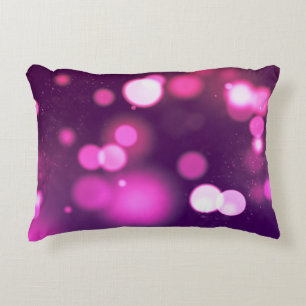 Abstracte Orbs Roze/Paarse Whimsical partijontwerp Accent Kussen