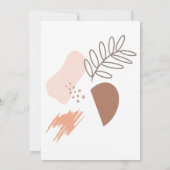 Abstracte organische aardbevingen kaart (Achterkant)