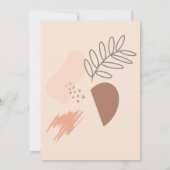 Abstracte organische aardbevingen kaart (Achterkant)