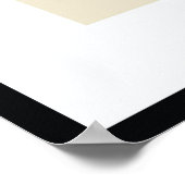 Abstracte organische vorm poster (Hoek)