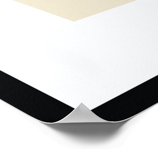 Abstracte organische vorm poster (Hoek)