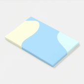 Abstracte organische vormen post-it® notes (Schuin)
