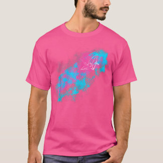 Abstracte Origami Bird T-shirt