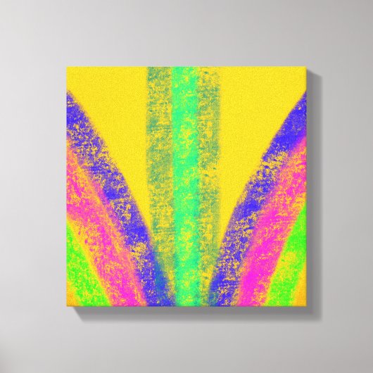 Abstracte Originele Kunst Canvas Afdruk (Voorkant)