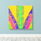 Abstracte originele kunst canvas afdruk (Insitu (Houten vloer))