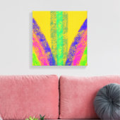 Abstracte originele kunst canvas afdruk (Insitu (Woonkamer))