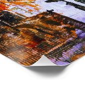 Abstracte Originele Kunst Perfect Poster (Hoek)