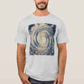 Abstracte orkaankunst Storm T-shirt (Voorkant)