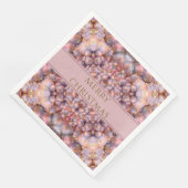 Abstracte ornamenten servet (Hoek)