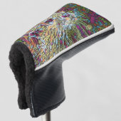 Abstracte otter golfheadcover (3/4 voorkant)