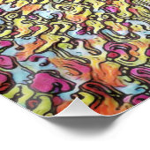 Abstracte otter perfect poster (Hoek)