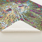 Abstracte otter sherpa deken (3/4)