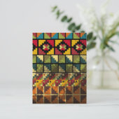 Abstracte oude achtergrond briefkaart (Staand voorkant)