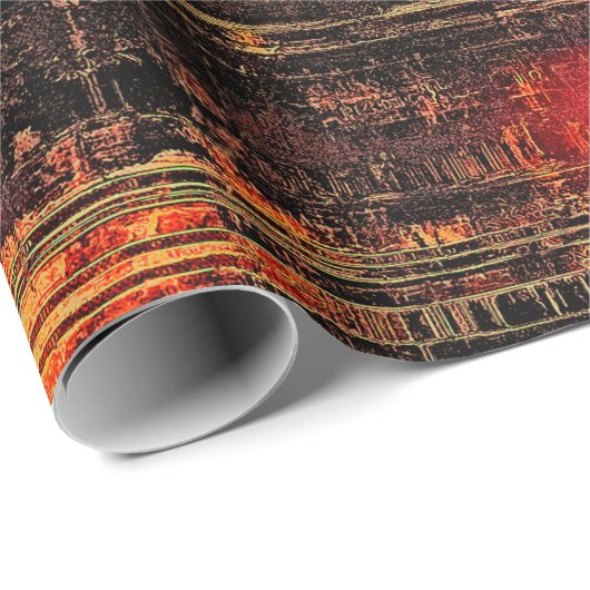 Abstracte oude achtergrond of getande grijsstructu cadeaupapier (Rol Hoek)