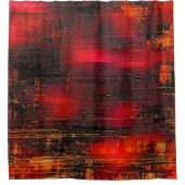 Abstracte oude achtergrond of getande grijsstructu douchegordijn (Voorkant)