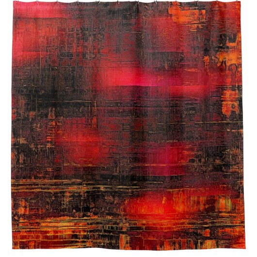 Abstracte oude achtergrond of getande grijsstructu douchegordijn (Voorkant)