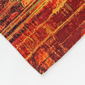 Abstracte oude achtergrond of getande grijsstructu fleece deken (Hoek)