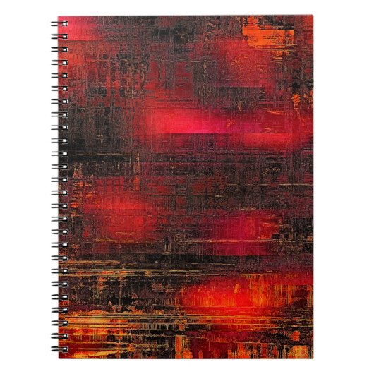 Abstracte oude achtergrond of getande grijsstructu notitieboek (Voorkant)