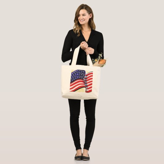 Abstracte oude Canvas tas van Glory (Voorkant (model))
